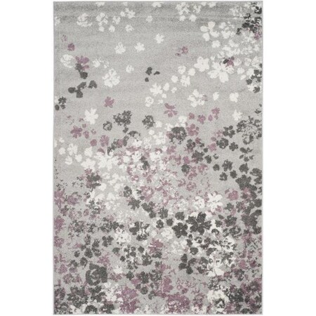 Safavieh Adirondack Round RugsLight Grey & Purple 8 x 8 ft. ADR115M-8R